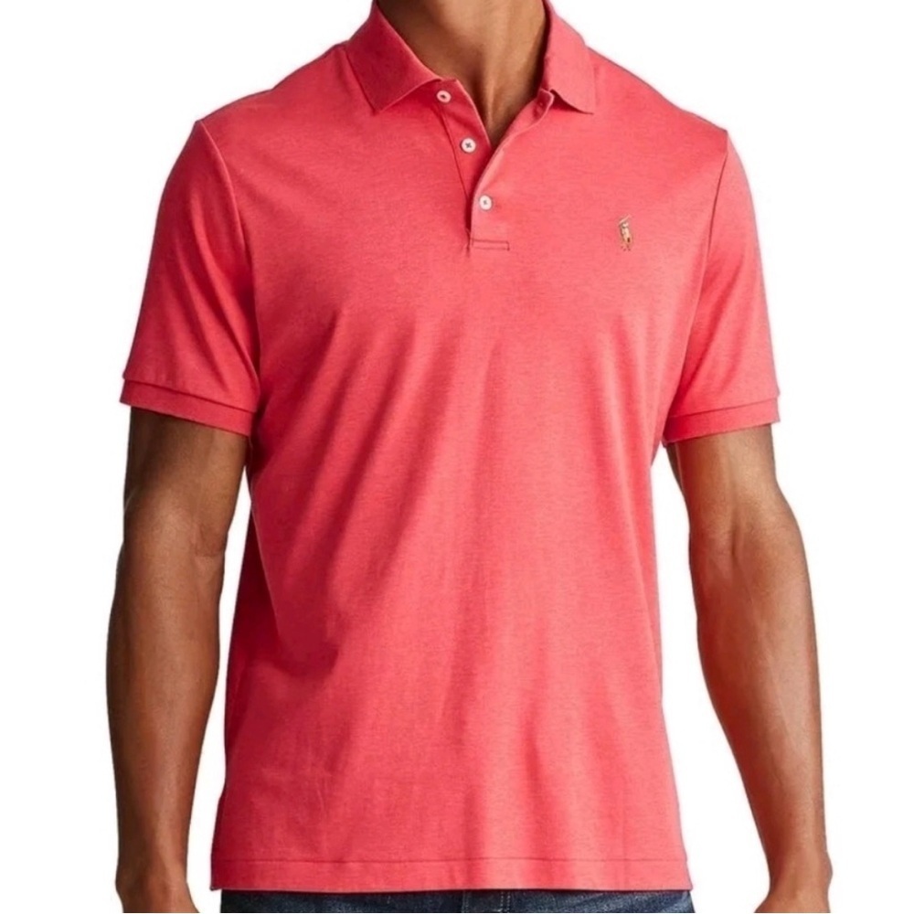 Polo Ralph Lauren Chest Pony Shirt Rosette Pink Men’s 3XLT NWT Big & Tall Preppy